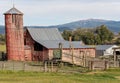 Old ranch outbuildings Royalty Free Stock Photo