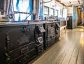 Old Range in Army Train Car Royalty Free Stock Photo