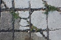 Old rebar and concrete background texture Royalty Free Stock Photo