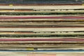 Old record carton covers Royalty Free Stock Photo