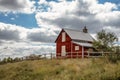 Old red abandoned house Royalty Free Stock Photo