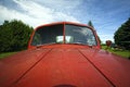 Old Red Antique Junker Car Royalty Free Stock Photo