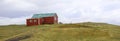 Old red barn in southern Iceland Royalty Free Stock Photo