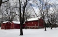 Old Red Barn Ã¢â¬â Tinicum County Park, Pennsylvania, USA Royalty Free Stock Photo