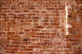 Old red brick building wall Royalty Free Stock Photo