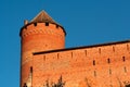 Old red brick fortress Royalty Free Stock Photo