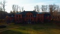 Old Red Brick House, Katvari Manor in Latvia. In the Manor Territory Is a 7 Ha Big Park With Hundred-year Old Linden. Famos Travel