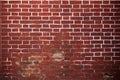 Old red brick wall background. Royalty Free Stock Photo