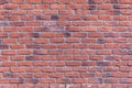 Red brick wall background Royalty Free Stock Photo