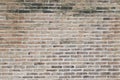 Old red brick wall background texture