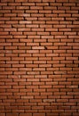 Old Red Brick Wall Background With Vignette Royalty Free Stock Photo