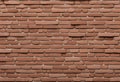 Old red brick wall background. Background of old vintage brick wall. Wall Brick background Royalty Free Stock Photo