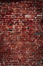 Old Red Brick Wall Background. Royalty Free Stock Photo