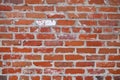 Old red brick wall background Royalty Free Stock Photo