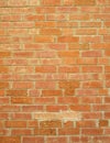 Old red brick wall backgrounds Royalty Free Stock Photo