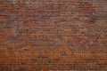Old red brick wall Royalty Free Stock Photo