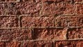 Old Red Brick Wall Closeup Royalty Free Stock Photo