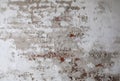 Old Red Brick Wall with Cracked Concrete Background Texture Royalty Free Stock Photo