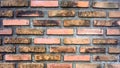 Old red brick wall texture Royalty Free Stock Photo