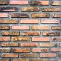 Old red brick wall texture Royalty Free Stock Photo