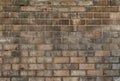 Old red brick wall texture background.