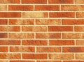 Old red brick wall texture background, orange stone block wall texture, rough and grunge surface as used for backdrop, wallpaper a Royalty Free Stock Photo