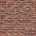 Old Red Brick Wall Texture. Royalty Free Stock Photo