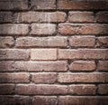 Old Red brick wall texture. Background are texture Royalty Free Stock Photo