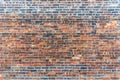 Old red brick wall texture grunge background Royalty Free Stock Photo