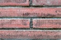 Old red brick wall texture and pattern background Royalty Free Stock Photo