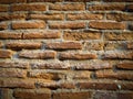 Old red brick wall textures background vintage tone Royalty Free Stock Photo