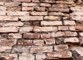 Old red bricks wall Royalty Free Stock Photo