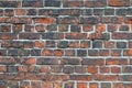 Old red bricks wall Royalty Free Stock Photo