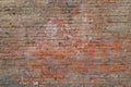 Old red bricks wall texture Royalty Free Stock Photo