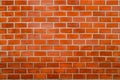 Old red bricks wall for texture background Royalty Free Stock Photo