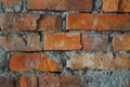 Old red brickwork. Royalty Free Stock Photo