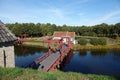 Fortress bridge of Vesting Bourtange in the Netherlands