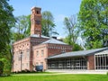 Old red building, Lithuania Royalty Free Stock Photo