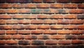 old red burnt brick wall suitable as background Royalty Free Stock Photo