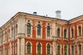 Old red castle in Jelgava, Latvia. Latvian agriculture university.