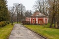 Old red castle in Jelgava, Latvia. Latvian agriculture university.