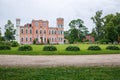 Old red castle in Lavia, Birini.