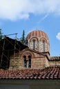 Old Catholic Church Dome in Athens, Greece Royalty Free Stock Photo