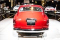 Old red classic supercar Ferrari 340 America Ghia 1951 at Brussels Motor Show Dream Cars, Rock n Roll classics