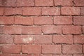 Old red clay brick wall background texture Royalty Free Stock Photo