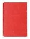 Old red cover book isolated Royalty Free Stock Photo