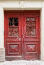 Old red doors Royalty Free Stock Photo