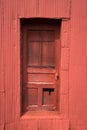 Old Red Farm Barn Door Royalty Free Stock Photo