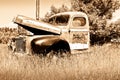 Old Red Farm Truck Royalty Free Stock Photo
