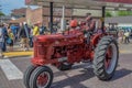 Old Red Farmall tractor in Pella, Iowa. Royalty Free Stock Photo